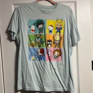 MHA Graphic T-Shirt - Light Blue